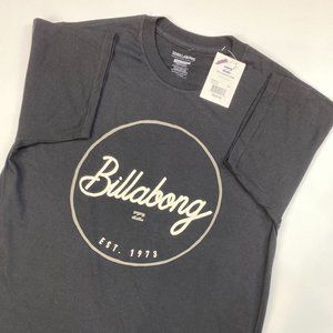 Billabong Crew Neck Short Sleeve Logo Graphic T